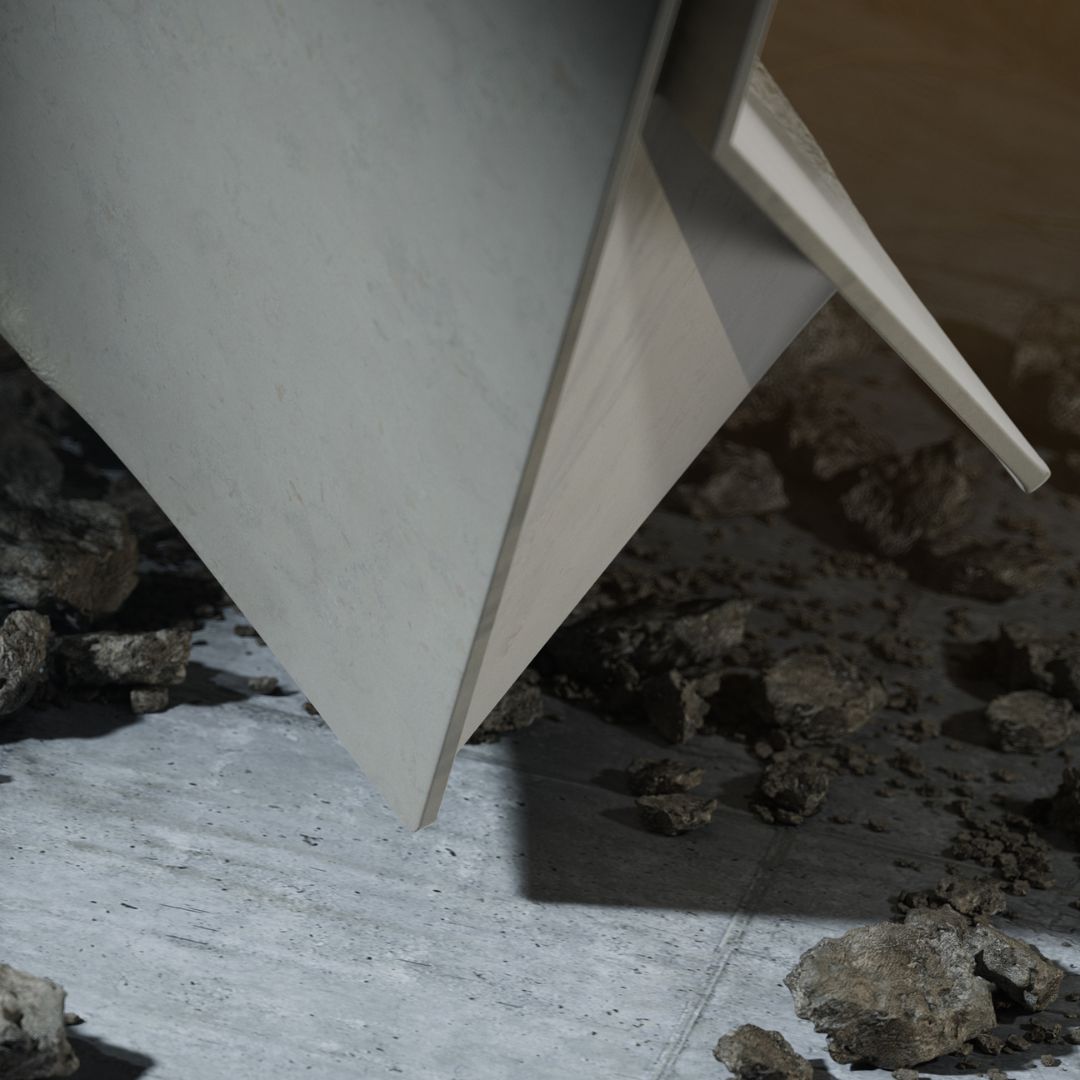 Der TV aus Stein - Loewe iconic. Hergestellt aus Syno-Stone, einem steinähnlichen, langlebigen Mineral-Werkstoff, verschmelzen Fernseher und Soundbar zu einer Technik- und Designikone, die bewusst an skulpturale moderne Kunst angelehnt ist.